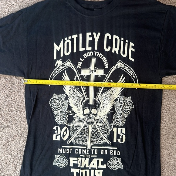 Mötley Crüe all bad things 2015 must come to an end the final tour T-shirt (M) - Picture 5 of 9